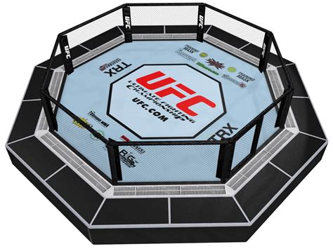 3ds max ufc octagon ring