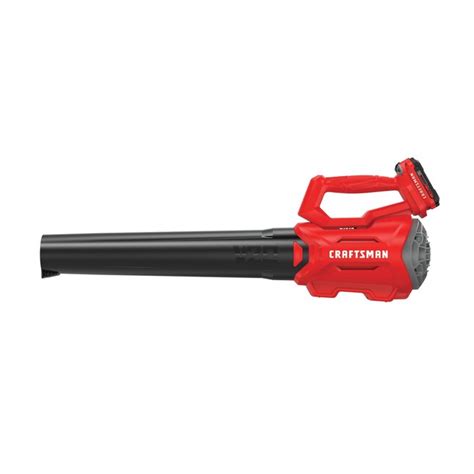 CRAFTSMAN 20-volt Max 340-CFM 90-MPH Handheld Cordless Electric Leaf Blower (Battery & Charger ...