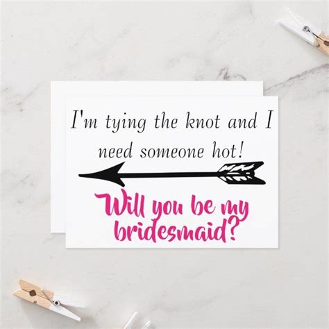 Funny Quote Will you be my Bridesmaid? Invitation | Zazzle | Bridesmaid invitation, Be my ...