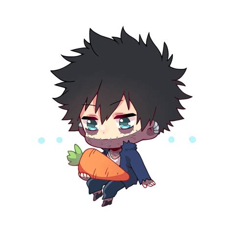 Chibi Dabi with a carrot : BokuNoHeroAcademia