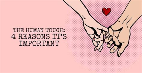 The Human Touch: 4 Reasons It’s Important | Human, Touch, Physical touch