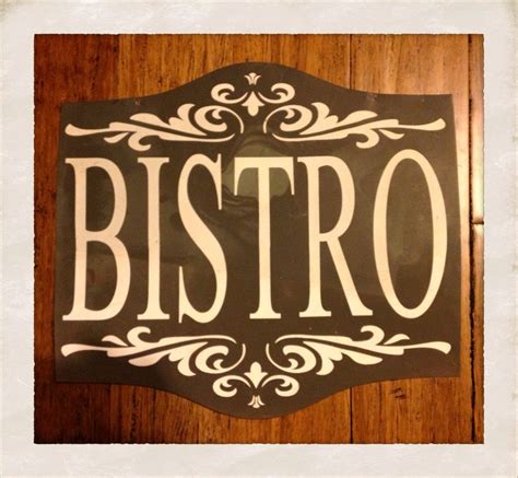 Vintage French Bistro Kitchen Sign 17"x15" | French bistro kitchen ...