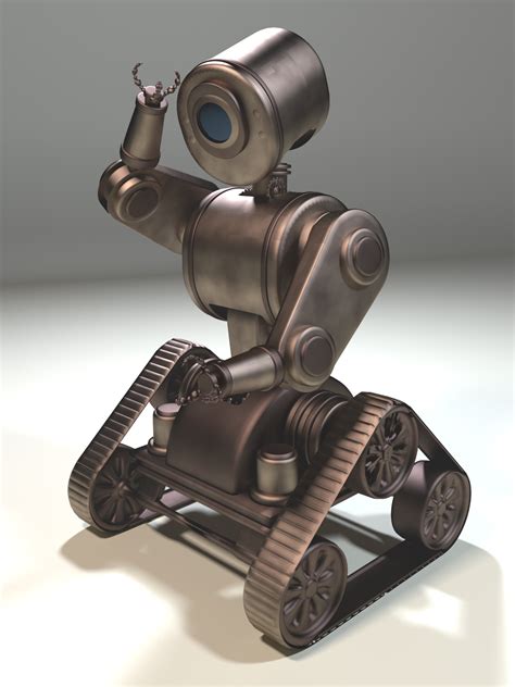 3D Model: Steampunk Robot by ark4n on DeviantArt