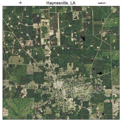 Aerial Photography Map of Haynesville, LA Louisiana