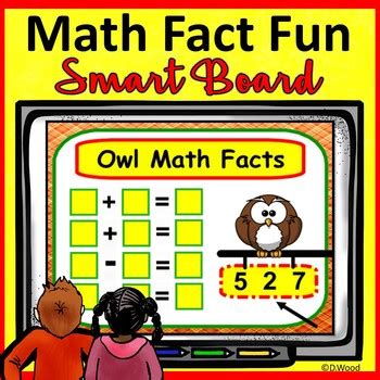 SMART Board Activities | Fall SMART Board Math Fact Families by Debbie Wood