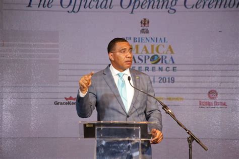 The Diaspora An Important Magnet to the Development of Jamaica – PM Holness – Office of the ...