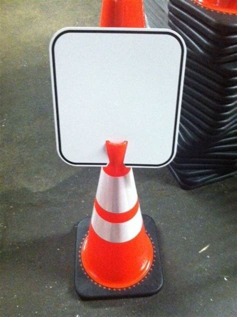 Traffic Safety Direct. Traffic Cone Signs. snap on signs