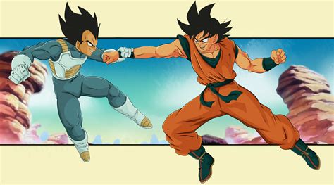 [OC] Goku & Vegeta Fan Art : r/dbz