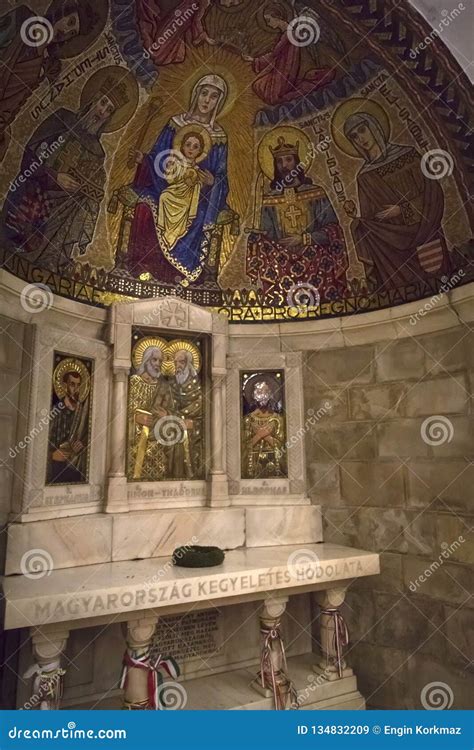 Interior of the Church of Dormition Abbey on Mount Zion in Jerusalem, Israel Editorial Stock ...