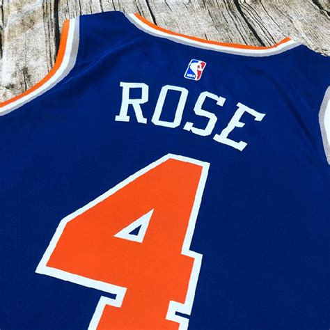 Men's 4 Derrick Rose Jersey New York Knicks 4 Basketball | Etsy