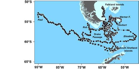 Emperor Penguin Migration Map