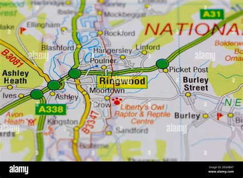 Ringwood map hi-res stock photography and images - Alamy