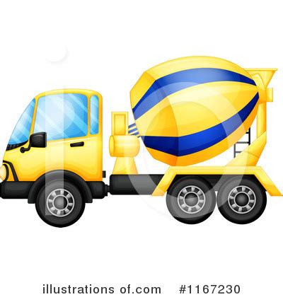 Cement Truck Clipart #212285 - Illustration by Pams Clipart