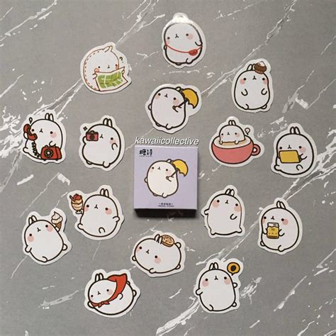 molang stickers, Hobbies & Toys, Stationery & Craft, Stationery & School Supplies on Carousell