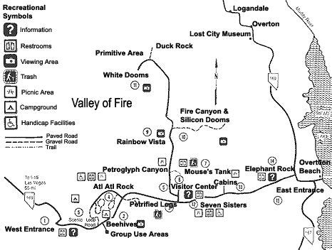 Valley Of Fire Map - CYNDIIMENNA