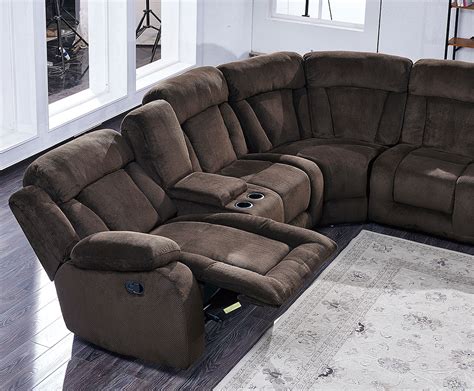 U9867 Modular Reclining Sectional (Brown) Global Furniture | Furniture Cart