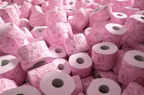 Premium AI Image | An extensive pile of toilet paper A collection of ...
