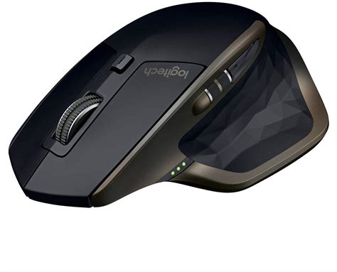 Logitech MX Master Wireless Mouse, Bluetooth or 2.4 GHz with USB Unifying Mini-Receiver, 1000 ...