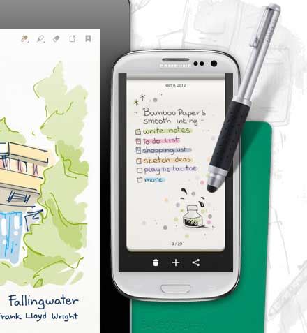 Wacom Bamboo Paper app now available for Android devices - SlashGear