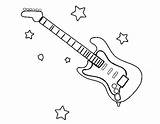 Coloring Pages  Electric Guitar Page sketch template