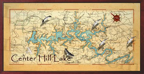 BaitRageous: Center Hill Lake Map