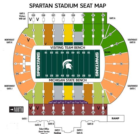 New York Giants Football Stadium Seating Chart | Cabinets Matttroy