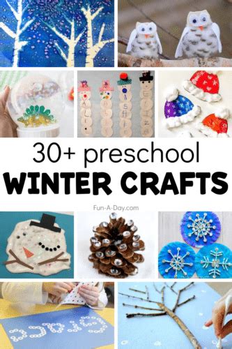 30+ Preschool Winter Crafts to Try When It's Chilly - Fun-A-Day!