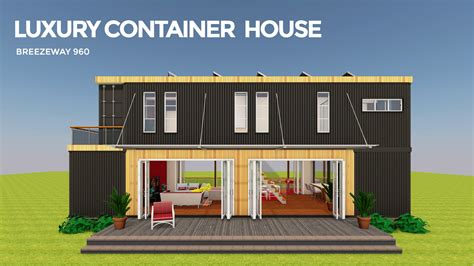 BREEZEWAY 960 | Modern Shipping Container Homes Floor Plans