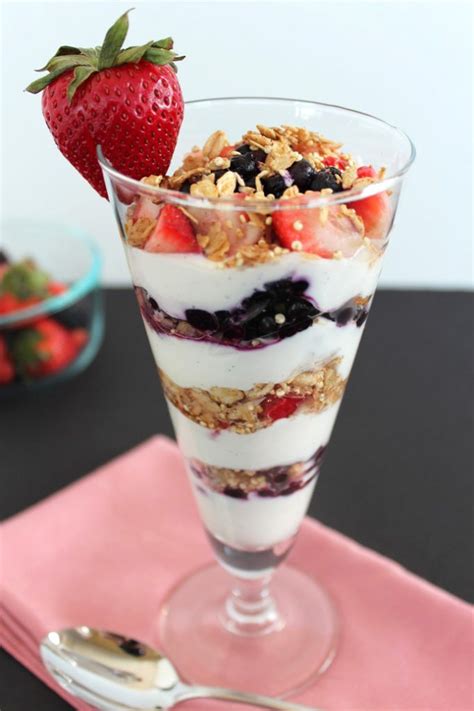 Triple-Berry Greek Yogurt Parfait - Healthy Ideas Place