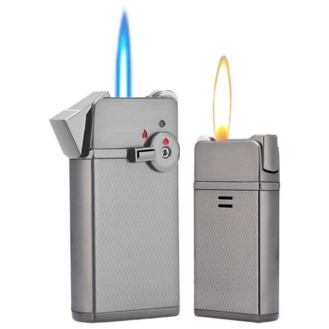 Buy YUSUD Torch Cigar Lighter, Butane Fuel Refillable, Soft/Jet Flame Switchable Lighter with ...