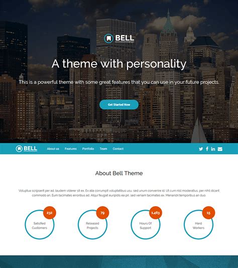 15 Free Bootstrap Landing Pages Templates