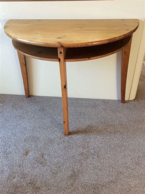 IKEA half circle dining/ side table/ desk/ dressing table | in Seaton Sluice, Tyne and Wear ...