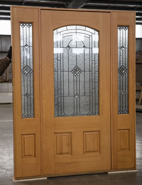 Exterior Douglas Fir Doors with Sidelights