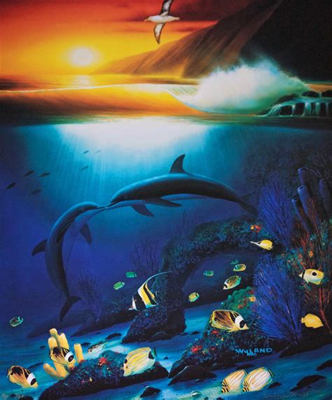 Hawaii Born in Paradise 1994 by Robert Wyland