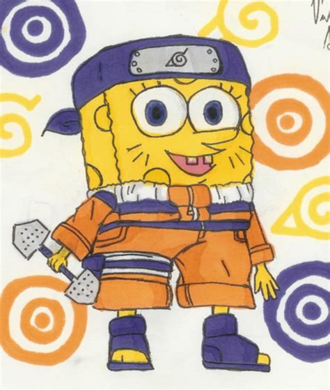 Naruto Spongebob by killerqueen400 on @DeviantArt | Spongebob squarepants tv show, Spongebob, Naruto