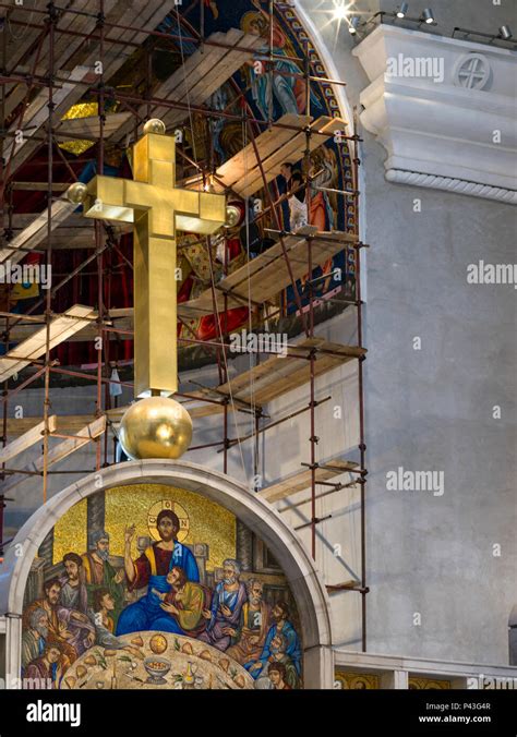 Interior of St. Mark's Church, Belgrade, Serbia Stock Photo - Alamy