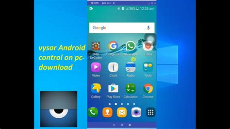 how to cast android screen to pc /vysor Android control on pc-download - YouTube