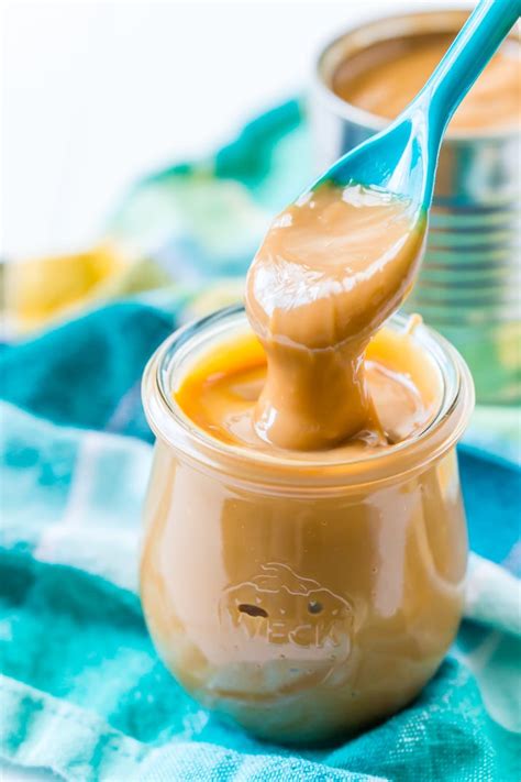 Slow Cooker Dulce de leche Caramel Sauce | Sugar & Soul