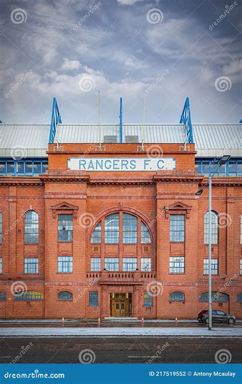 Rangers Ibrox Stadium Gates Editorial Photo | CartoonDealer.com #109947713