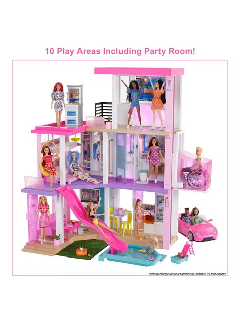 Barbie Dreamhouse Doll House Playset, Barbie House With 75 Accessories ...