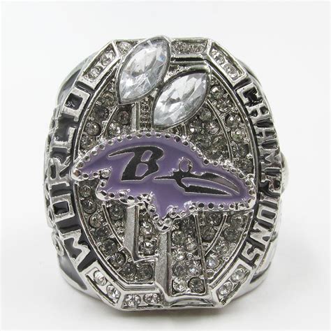 2012 Baltimore Ravens Super Bowl Replica Championship Ring Untuk Pria Big R