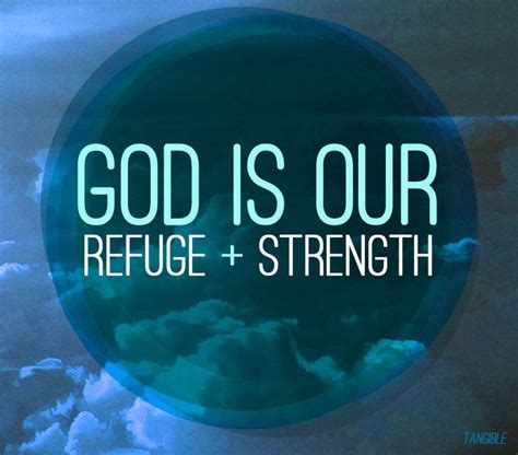 God is our Refuge and Strength - tangible theology