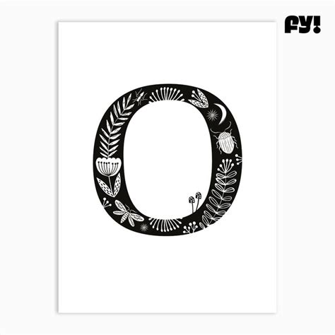 Letter O Art Print | Art prints, Lettering alphabet, Print