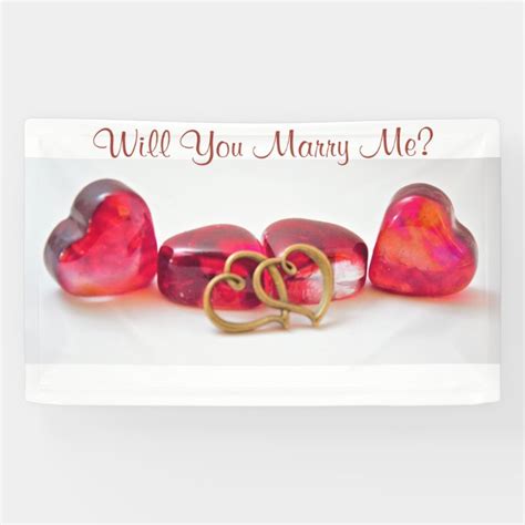 Will You Marry Me Banner | Zazzle.com