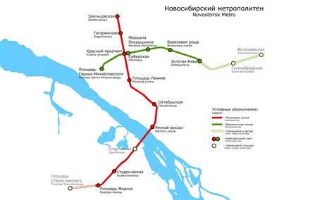 Novosibirsk Metro Leninskaya Line Route Map 2024, Stations & Metro Lines - YoMetro