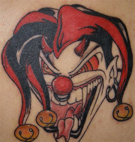 Crazy joker clown tattoo design - Tattoos Book - 65.000 Tattoos Designs