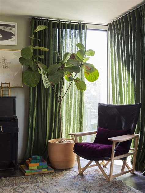 Living Room Curtains For Green Walls - Home Design Ideas