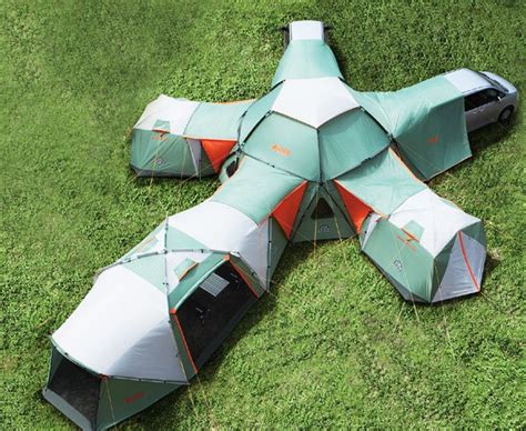 Endless Combination of Decagon Modular Tents Keep Luxury at Hand While Camping | Tent, Family ...