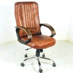 Leather Revolving Office Chair - Kernig Krafts