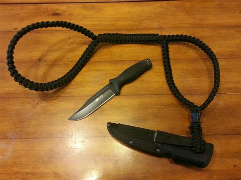 Paracord knife shoulder holster | Paracord Forum - The Leading Paracord ...